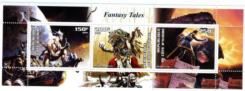 Fantasy Tales Sheet Perforated Mint (NH)