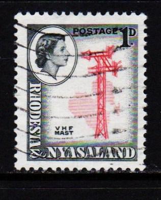  Rhodesia & Nyasaland - #159 V.H.F. Mast  - Used