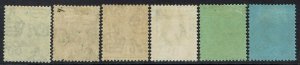 GOLD COAST 1921 KGV RANGE TO 2/- WMK MULTI SCRIPT CA 