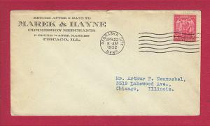1932 2c Arbor Day #717, FDC, Marek & Hayne