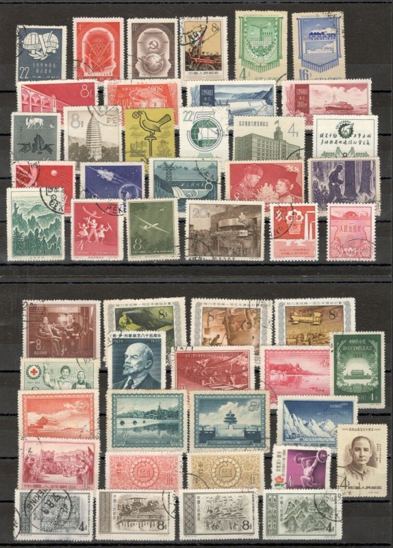 CHINA - LOT OF 49 STAMPS  (100)