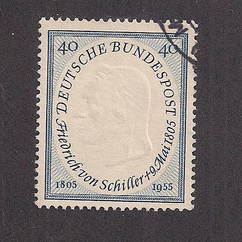 GERMANY SC# 727 F-VF U 1955