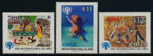 Chile 553-5 MNH International Year of the Child, Children's Art