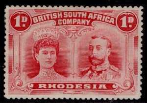 RHODESIA GV SG123, 1d bright carmine, M MINT. Cat £40.