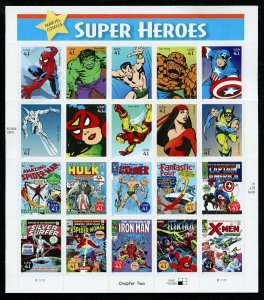 US Scott 4159 Super Heroes 41c Mint NH Sheet of 20