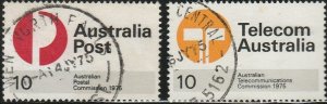 Australia, #616-617  Used  From 1974,   CV-$0.90