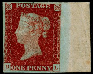 SG8, 1d red-brown, M MINT. Cat £600+. MARGINAL. BL 