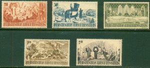 LIECHTENSTEIN 176-80 MNH (RL) 5270 CV $20.00 BIN $12.00