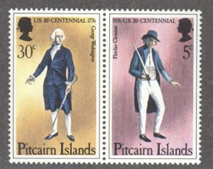 Pitcairn Islands, Sc #158a, MNH, se-tennant 