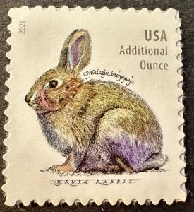 US # 5544 Brush Rabbit additional OZ rate 2021 Mint NH