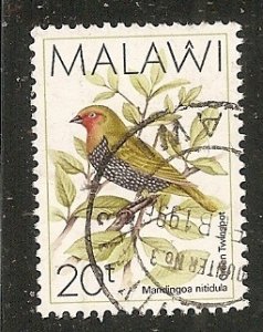 Malawi    Scott 525  Bird     Used
