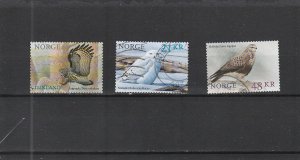 Norway  Scott#  1840-1842  Used  (2018 Birds)