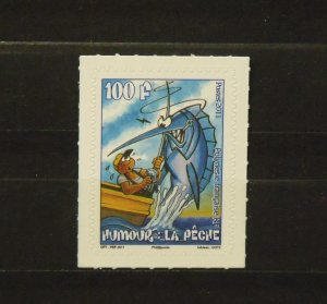 8316   Fr. Polynesia   MNH # 1053   Fishing         CV$ 2.75