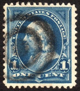 1895, US 1c, Franklin, Used, Well centered, Sc 264,