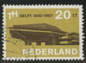 Netherlands Scott 443 used 1967 stamp