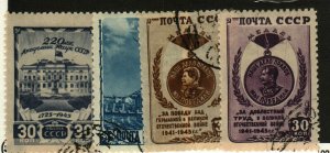 Russia #987, 1021-2, 1257 used