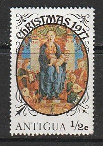 1977 Antigua - Sc 483 - MNH VF - single - Virgin and Child by Cosimo Tura