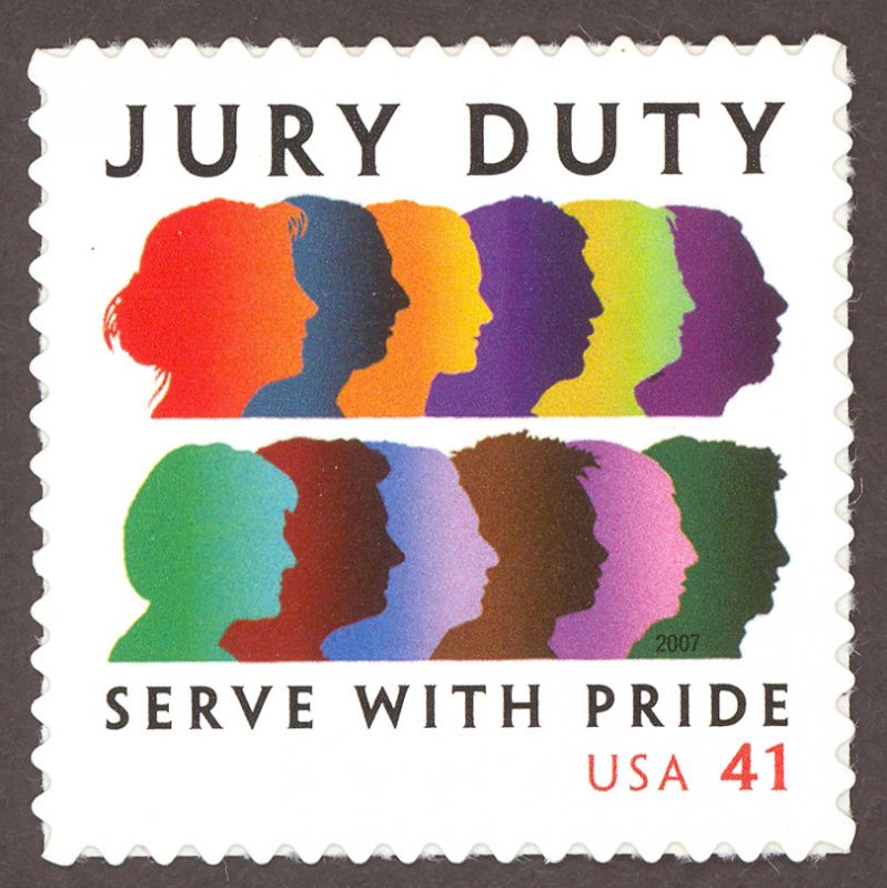 US 4200 Jury Duty  MNH