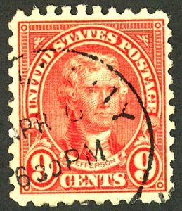 U.S. #590 USED