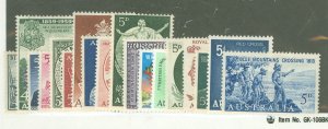 Australia  #332/355 Unused Single (Complete Set)