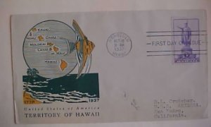 HAWAII FDC 1937