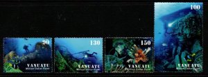 VANUATU SG995/6 2007 DIVE SITES  MNH
