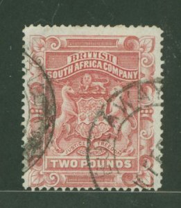 Rhodesia (1890-1923) #17 Used Single