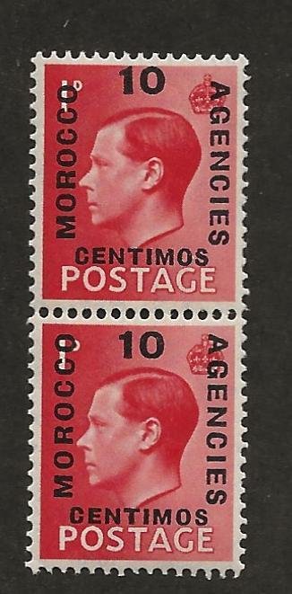 GREAT BRITAIN OFFICES - MOROCCO SC# 79-79a  FVF/MOG 1936