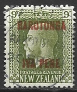 COLLECTION LOT 14788 COOK ISLANDS #59 1919 CV+$17