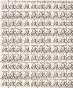 US Stamp - 1985 8c Founding Father Henry Knox - 100 Stamp Sheet - Scott #1851