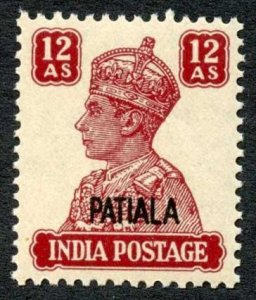 Patiala  SG115 12a Lake (top value) U/M Cat 28 Pounds 