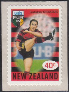 New Zealand 1999 MNH Sc 1594 40c Canterbury Crusaders Rugby