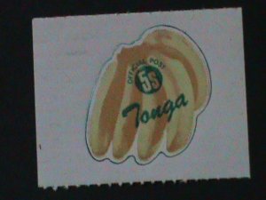 ​TONGA-1972-SC# 301-LOVELY BEAUTIFUL BANANA SHAPE CUT MINT VF-HARD TO FIND