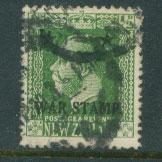 New Zealand  SG 452  Used    opt war stamp