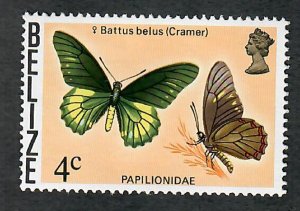 Belize #349 Butterfly MNH single