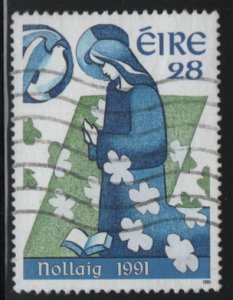 Ireland 1991 used Sc 849 28p Annunciation - Christmas