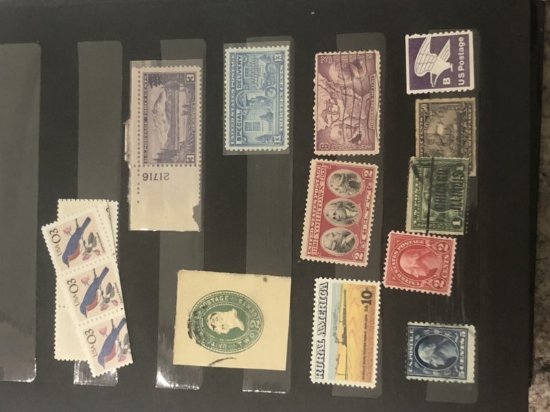 2 Stamp Stock Books Full Of Old U.S Has Some Revenue + Other Countries