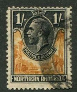 Northern Rhodesia SC#10  KGV used  SCV $2.25 (Italics)