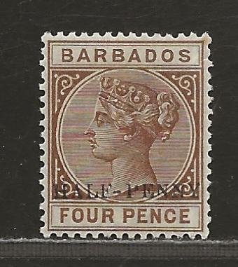 BARBADOS SC# 69   VF/MLH