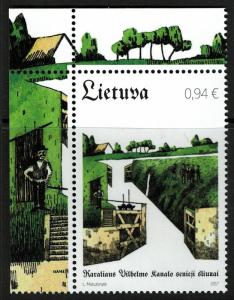 Lithuania #1109 MNH - Technical Heritage Water Gates (2017)