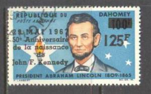 DAHOMEY Sc# C55 USED FVF Lincoln