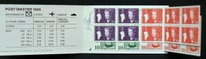 Greenland MNH stamp booklet No.1 Scott 91 a, b, 130 a signed Czeslaw Slania 