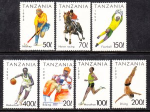 Tanzania 1018-1024 Sports MNH VF