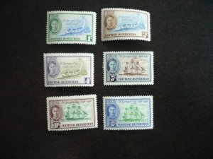 Stamps - British Honduras - Scott# 131-136 - Mint Hinged Set of 6 Stamps