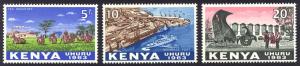 HALF-CAT BRITISH SALE: KENYA #1-14 Mint NH