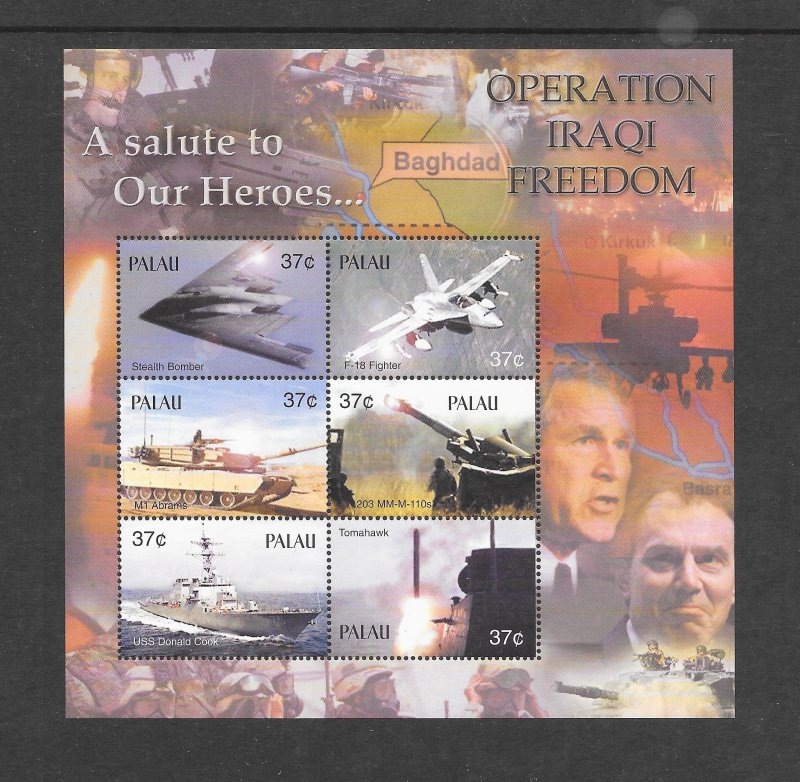 PALAU #726  OPERATION IRAQI FREEDOM   MNH