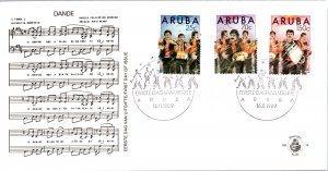 Aruba, Worldwide First Day Cover, Music