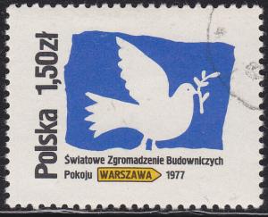 Poland 2213 Peace Dove 1.50zł 1977