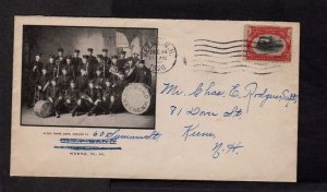 NH City Band Keene New Hampshire Stamp Cover 1926