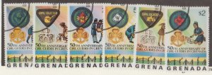 Grenada Scott #724-729 Stamp - Mint NH Set